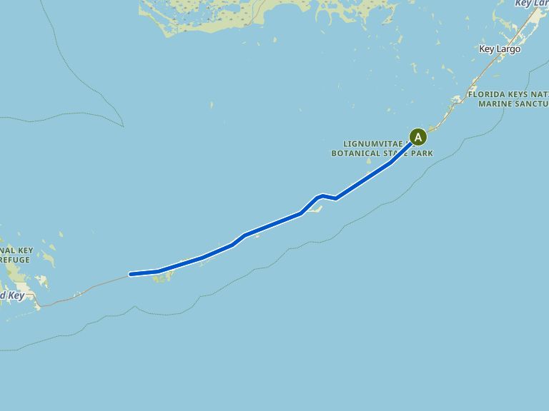 Florida Keys Long Ride RennradTour Komoot